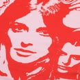 thumbnail image 4 of Débardeurs à Col pour Femmes Tendance Portrait Lettre Sans Manches T-Shirts Ajustés, 4 of 6