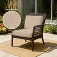thumbnail image 2 of Outdoor Patio Cushion Covers 4 Pack Solid Color Patio Chair Cushion Covers with Ties and Zipper Light Khaki Waterproof Outdoor Seat Cushion Covers for Patio Furniture 22"x22", 2 of 9