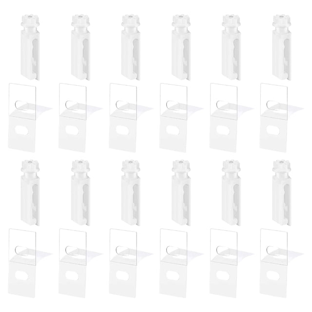 Juego de 12 lengüetas de repuesto para reparación de persianas verticales. Suministros de reparación de persianas verticales.