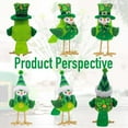 thumbnail image 2 of St. Patrick’s Day Featherly Friends Birds - Table Decor and Figurines, St. Patrick’s Day Decorations, Farmhouse Style Bird Figurines for Indoor Display, Holiday Home Accents, 2 of 7