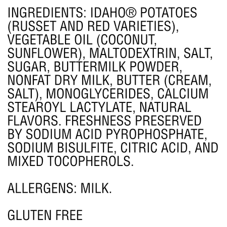 Idahoan Baby Reds Mashed Potatoes Side Dish, 4.1 oz