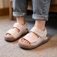 thumbnail image 2 of Oiyii Boys Basic Beach Sandals Athletic Summer Solid Color Soft Sole Outdoor Water Shoes, 2 of 5