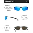 thumbnail image 3 of Gafas de Sol Polarizadas BIRCEN de Fibra de Carbono para Hombre UV400, 3 of 6