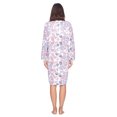thumbnail image 5 of Casual Nights Women's Printed Zipper Front Micro Fleece Robe Duster, 5 of 5
