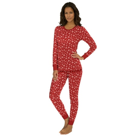 Comfort Choice Plus Size Thermal Crewneck Long-Sleeve Top