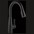 thumbnail image 1 of Delta 9113-BL-DST Essa Robinet de Cuisine à Poignée Unique - Noir Mat, 1 of 7