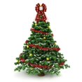 thumbnail image 2 of D Adorno para árbol de Navidad, lazo decorativo grande de 9 x 15 pulgadas para corona artesanal, 2 of 5