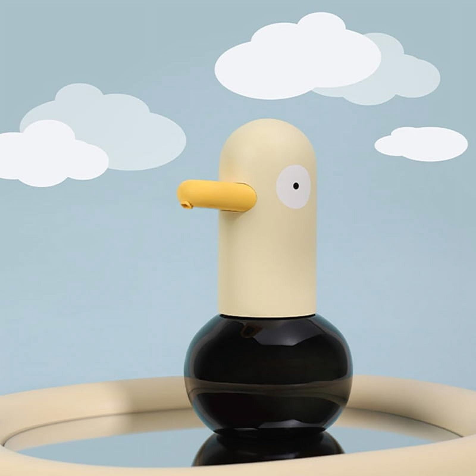 Automatic Induction Foam Soap Dispenser Contactless Duck Shape Soap Dispenser 400ml,High-Precision Sensor Soap Dispenser