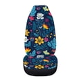 thumbnail image 3 of Uourmeti Flower Car Seat Cover 1 Pieces Set, Front Car Seat Cover Polyester Decorative Fade Resistant for Van Suv Trucks, 3 of 6