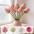 thumbnail image 1 of Realistic Cloth Lotuses Flower, Artificial Pond Decoration With Lifelike Stems, for Indoor Water Feature Display, Pink, 1 of 6