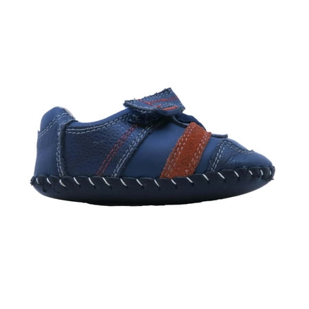 

Pre-owned Livie & Luca Boys Blue | Brown Booties size: 0-6 Months