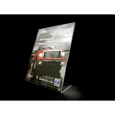 - Acrylic Slant Back Display Sign Holder 8.5