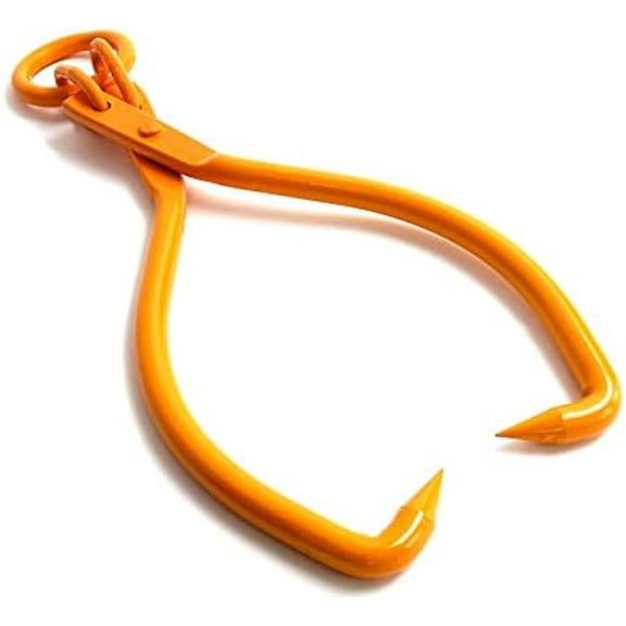 16” Log Tongs Grapple Skidding Log Lifting Tongs Heavy Duty Grapple Timber Claw Logging Grabber