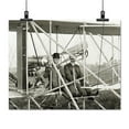thumbnail image 2 of Print: Orville Seated In Wright Airplane With Albert B. Lambert Before, 2 of 4