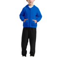 thumbnail image 3 of KAUOD Toddler Zip up Hoodie Joggers Pants Sets 2pc Soft Cotton Fall Hooded Sweatshirts Sweatpants Fall Lightweight Outfits, 3 of 6