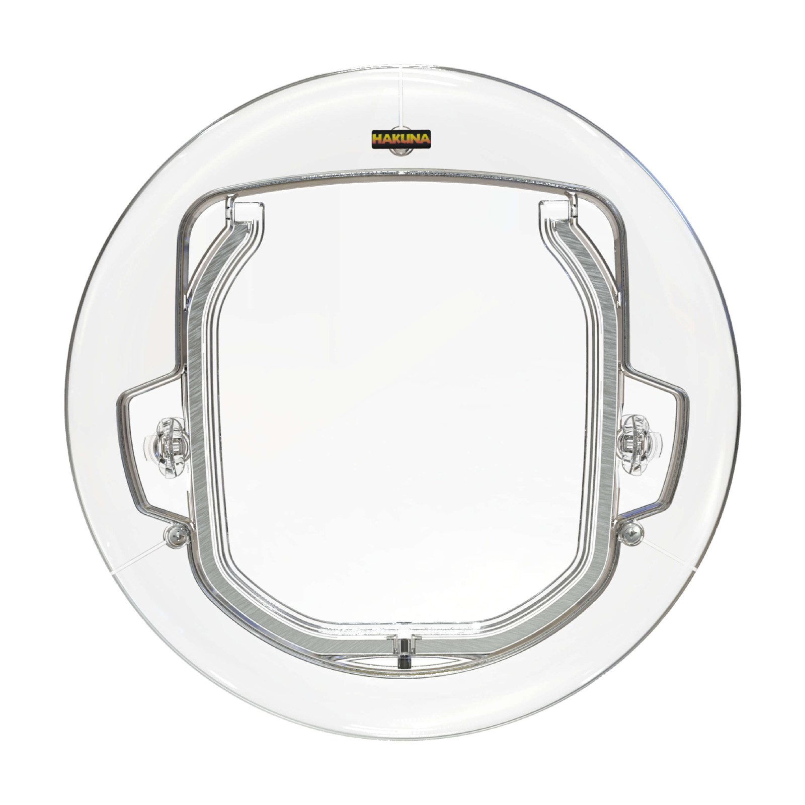 Pet Door for Screens & Glass Doors up to 0.6" Thick, for Dogs up to 42 lbs Ultra Clear Medium