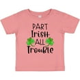 thumbnail image 3 of Inktastic Part Irish All Trouble St. Patrick's Day with Green Clovers Boys or Girls Baby T-Shirt, 3 of 5