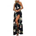 thumbnail image 2 of Fankiway Été Femmes Imprimé Sans Manches Occasionnel Épissage Robe de Réservoir Robes de Soleil pour les Femmes Robes Sans Manches pour les Femmes Grande Taille, 2 of 5