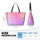 thumbnail image 4 of Easygdp Colorful Glitters Bolsa de Viaje de Playa de Gran Capacidad, Bolsa Tote Perfecta para la Playa, Escapadas de Fin de Semana y Viajes, 4 of 7