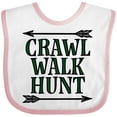 thumbnail image 3 of Inktastic Bow Hunting Crawl Walk Hunt Boys or Girls Baby Bib, 3 of 4