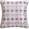 Better Homes&gardens Bhg Quatrafoil Purple Sq Dec Pillow