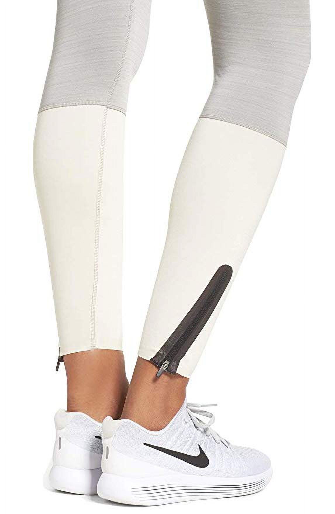 Nike Womens Legendary Mid Rise Zip Cuff Training Tights - image 2 of 3