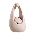 thumbnail image 1 of Decoración decorativa del estante de estatua del ornamento de escultura Beige_C Zulema Escultura abstracta, 1 of 8
