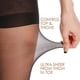thumbnail image 3 of Pantimedias transparentes y ajustadas para mujer con puntera reforzada, 3 of 5