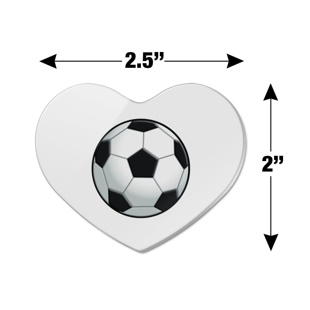 heart shaped soccer ball