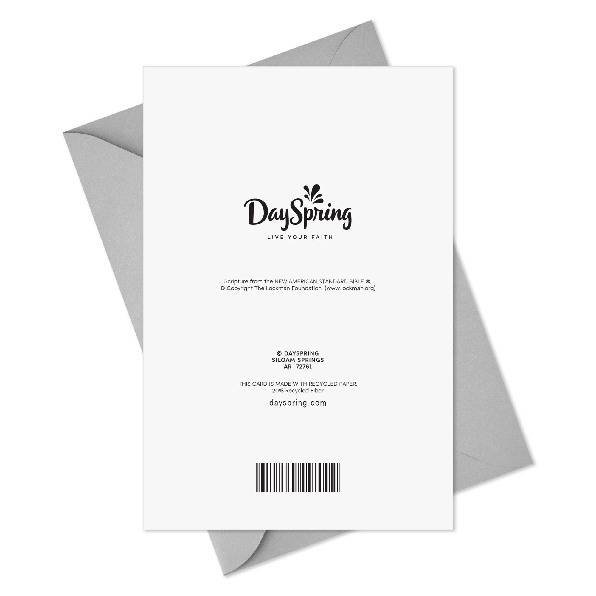 DaySpring Religious Wedding Card (Two Hearts, One Love)
