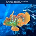 thumbnail image 4 of ABS Simulation Frogfish, Aquarium Simulation Frogfish, Luminous For Aquarium Green Orange, 4 of 8