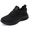 thumbnail image 2 of Men's Running Shoes Lace‑Up Knit Upper Athletic Sneakers with Curved Midsole for Daily Walking and Casual Outdoor Everyday Activities, 2 of 7