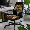 thumbnail image 2 of Xoenoiee Bee Sunflower Print Office Chair Cover Stretch Desk Chair Covers Removable Computer Chair Slipcovers Waterproof Furniture Protector for Armchair, Machine Washable, S, 2 of 6