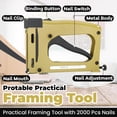 thumbnail image 6 of Point Driver for Picture Framing with 2000 Points, Portable Point Driver for Joiner DIY 2000 Points,Picture Framing Tool with Flexible Point Nails, for Flexible and Rigid Framers, 6 of 7