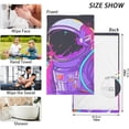 thumbnail image 5 of Coolnut Towels Set of 2 Beautiful Artistic Astronaut Print for Bathroom Kitchen Travel 16×28 inch, Cotton Bath Towels Lightweight Quickdry for Bathroom Ktichen Travel SPA Gym, 5 of 6