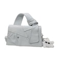 thumbnail image 2 of Bolso vaquero para mujer, moderno y elegante bolso cruzado para el trabajo o la fiesta. blanco, 2 of 9