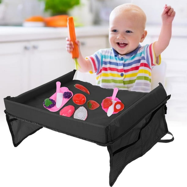 Mgaxyff Car Safety Seat Tray Waterproof Baby Infant Stroller Table Desk