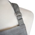 thumbnail image 3 of DII Modern Style 100 Percent Cotton Chino Chef Apron in Gray, 3 of 4