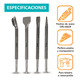 thumbnail image 2 of Kit de Cinceles SDS para Taladro Rotomartillo 25 cm 4 Pzs BLOOSOM, 2 of 5