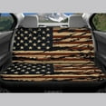 thumbnail image 4 of Pzuqiu American Flag Butterfly Car Seat Covers Full Set Front and Rear Seat Cover Set Easy to Install Car Seat Protector Breathable Full Wrapping Edge Seat Covers for Cars Truck Universal Fit Set, 4 of 7