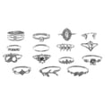 thumbnail image 2 of Bliss Boho, Crystal, Fashion Ring, Silver Alloy, 15 Count, 2 of 2