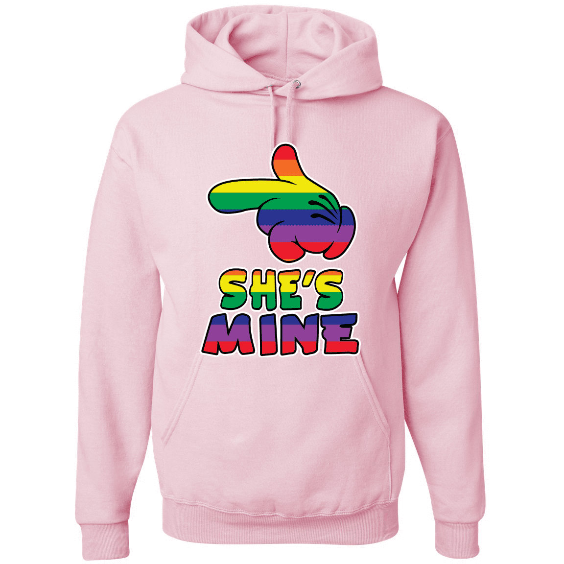 walmart rainbow hoodie