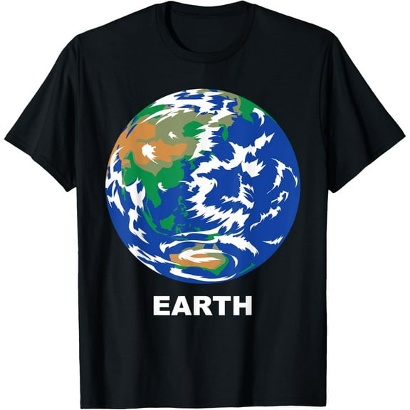Solar System Group Costumes - Earth Terrestrial Planet T-Shirt men and women can wear, black, white, gifts