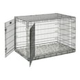 thumbnail image 3 of MidWest Quiet Time Reversible Crate Pan Cover 48" Gray Floral/Fleece, 3 of 8