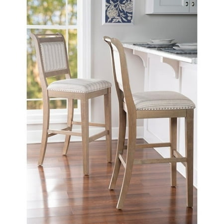 Linon Demi Grey Bar Stool - Walmart.com - Walmart.com