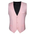 thumbnail image 5 of Chaleco S-5xl de 20 colores para hombre, chaleco de seda liso, rosa, azul, negro, rojo, Morado, blanco, caqui, ajustado, chaqueta sin mangas, Barry Wang, 5 of 5