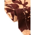 thumbnail image 6 of DARING DIVA Women's Smocked High Waist Beach Wide Leg Overalls with Pockets X-Small Orange, 6 of 6