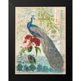 thumbnail image 2 of Lula Bijoux and Company 12x14 Black Modern Framed Museum Art Print Titled - New Peacock 1, 2 of 5