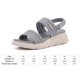 thumbnail image 2 of Sandalias Mujeres Wedge Open Toe Anti Slip para viajes al aire libre (37) Gray, 2 of 9