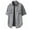#03 Gray 【Mix & Match: Choose Your Favorites】, variant on Men's Solid Color Work Shirt Polyester | Casual Button Down Short Sleeve Shirt Three-Quarter Loose Fit Pockets Button-Down Collar Breathable Daily Office Business | Zenithor,Beige L